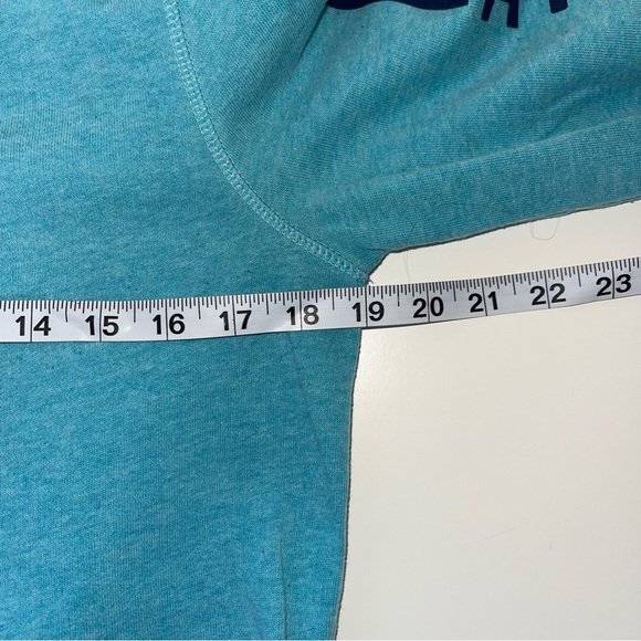 Victoria’s Secret Angel Teal Logo Sleeve Hooded Sweatshirt Xsmall Women’s - Picture 6 of 10